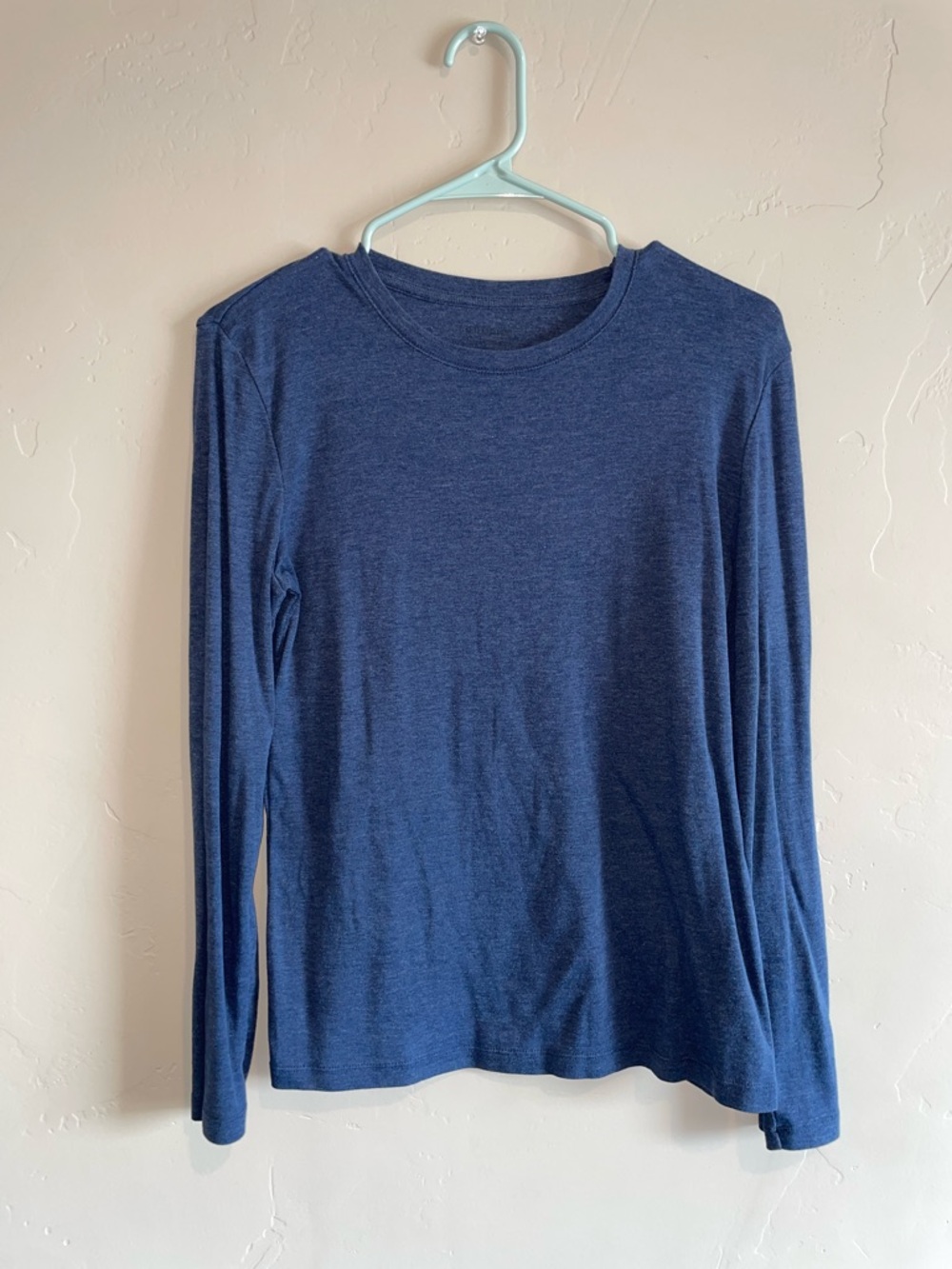 Classic Navy Long Sleeve Crew Neck Top